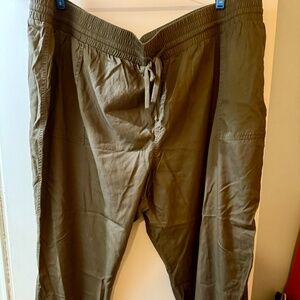 Olive Green Joggers